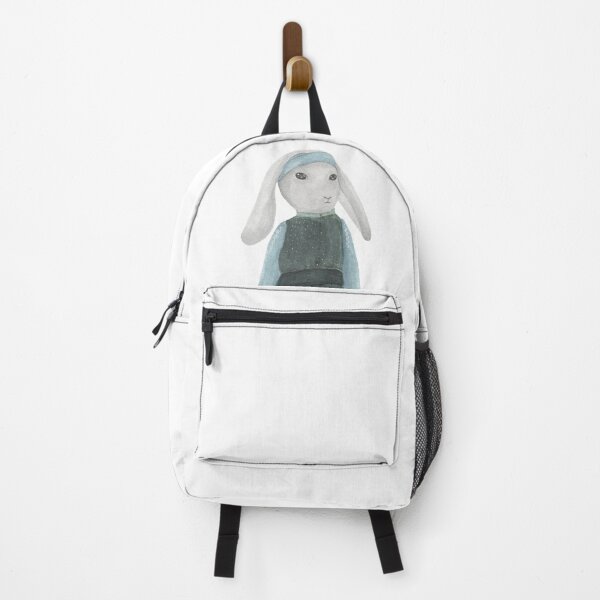 Item preview, Hand drawn gray rabbit in dress designed and sold by Galina Lyapina.