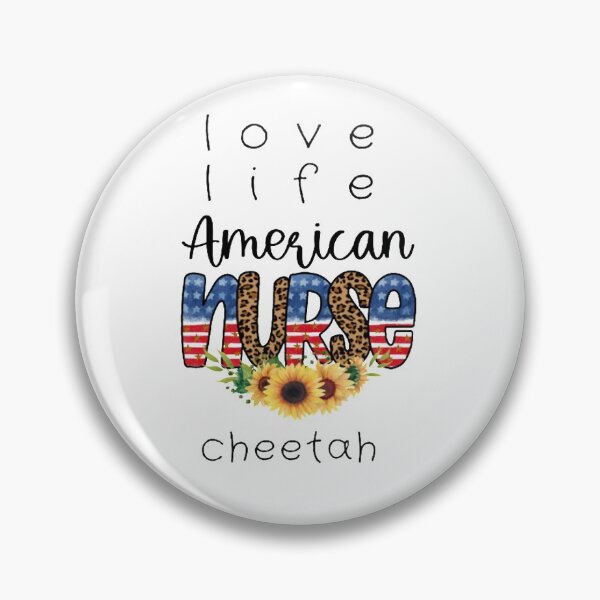 Item preview, love nurse life cheetah,american nurse,funny girlfriend gift designed and sold by Ammar-the-goat.