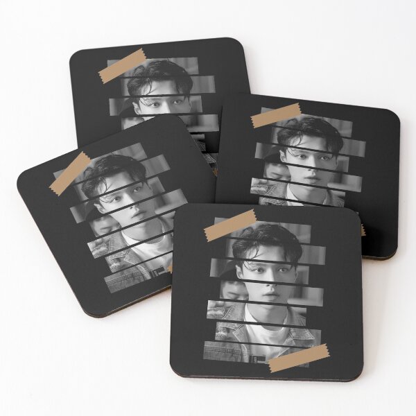 Item preview, Zhang Yixing EXO Lay Zhang Korean Kpop Monochrome Stripe Design designed and sold by Piosenka Art.