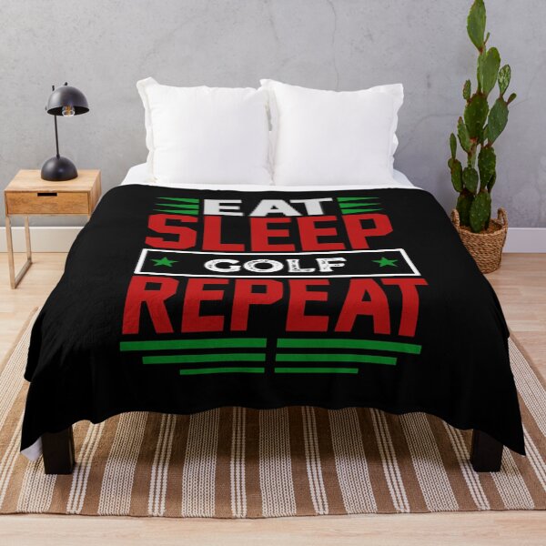 Item preview, Eat. Sleep. Golf. Repeat. (Dark) designed and sold by the-krisney-way.