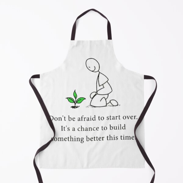 Item preview, Don't be afraid to star over , it's chance to build something better this time t-shirt designed and sold by Frangi_Pane_ Magazine.