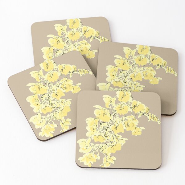 Item preview, Blooming Yellow Orchid Flower designed and sold by JoyforU.