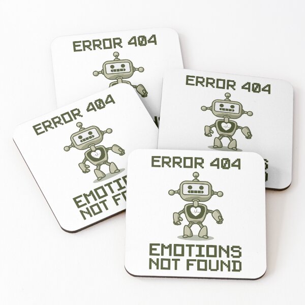 Item preview, Error 404—Emotions Not Found Emotionally Unavailable designed and sold by MeowsAndMakes.