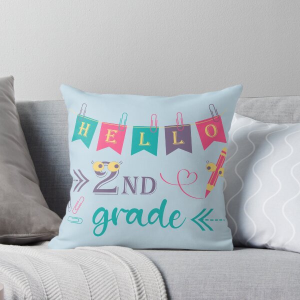 Item preview, Hello second grade Hello 2nd grade designed and sold by CutieBlue.
