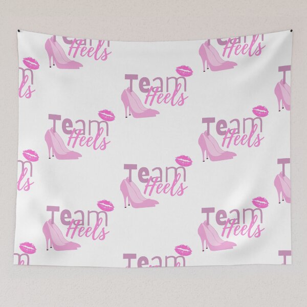 Item preview, Team heels | gender reveal T shirt sticker designed and sold by Canfy Girl.