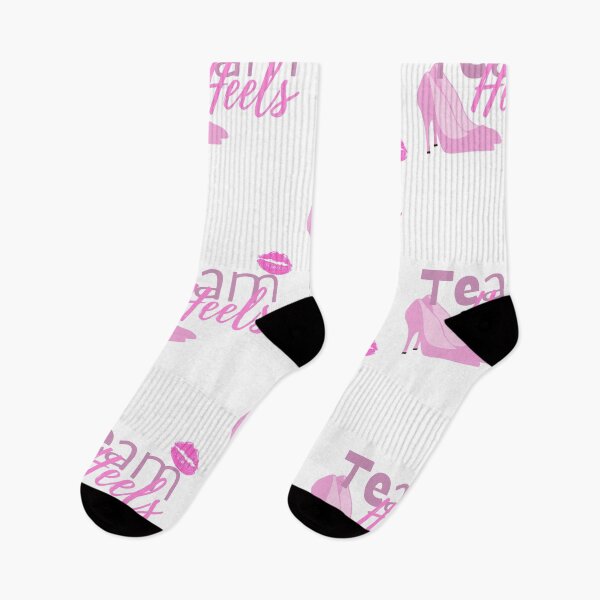 Item preview, Team heels | gender reveal T shirt sticker designed and sold by Canfy Girl.