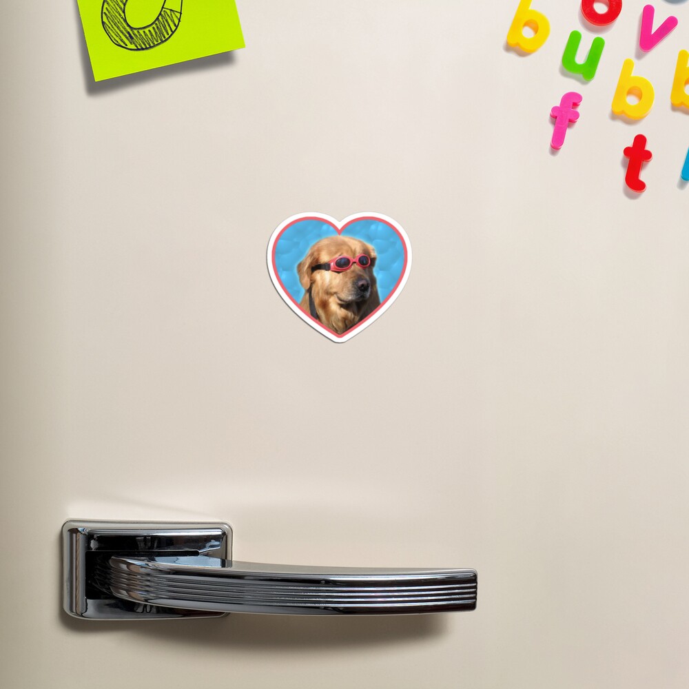Doggo Stickers: Swimmer Dog Magnet