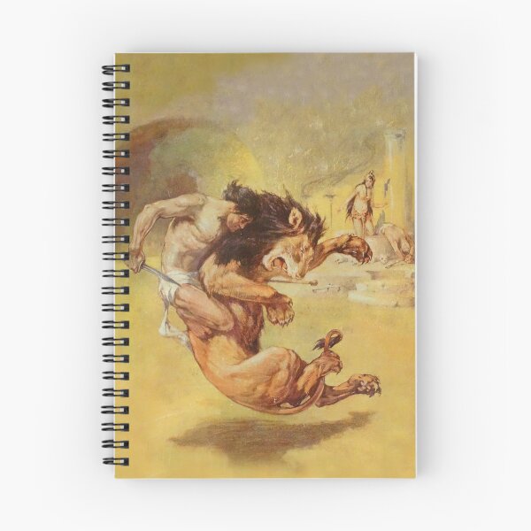 Item preview, Tarzan wrestling a lion designed and sold by Vintage Designs +.