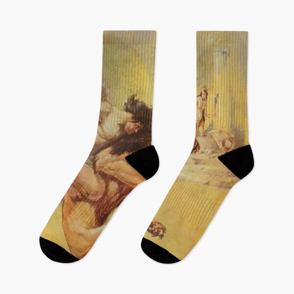 Item preview, Tarzan wrestling a lion designed and sold by Vintage Designs +.