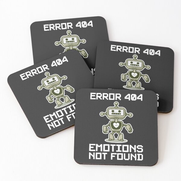 Item preview, Error 404—Emotions Not Found Emotionally Unavailable designed and sold by MeowsAndMakes.