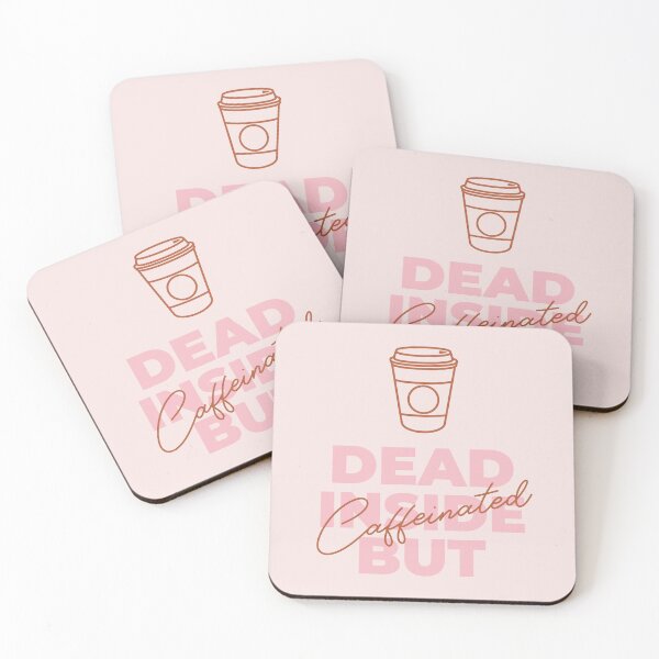 Item preview, Dead Inside But Caffeinated - Bold Text designed and sold by PlebFashun.