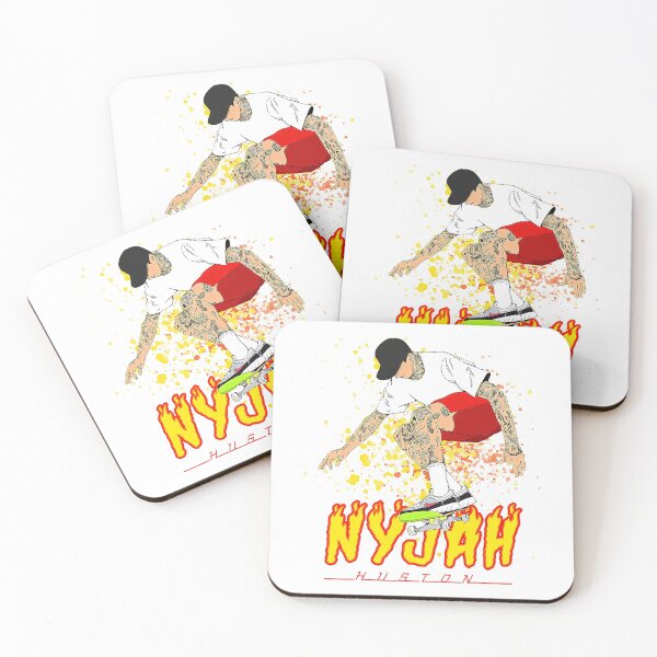 Item preview, Nyjah Huston Skateboarder Skateboard Retro  designed and sold by LewisVidales.