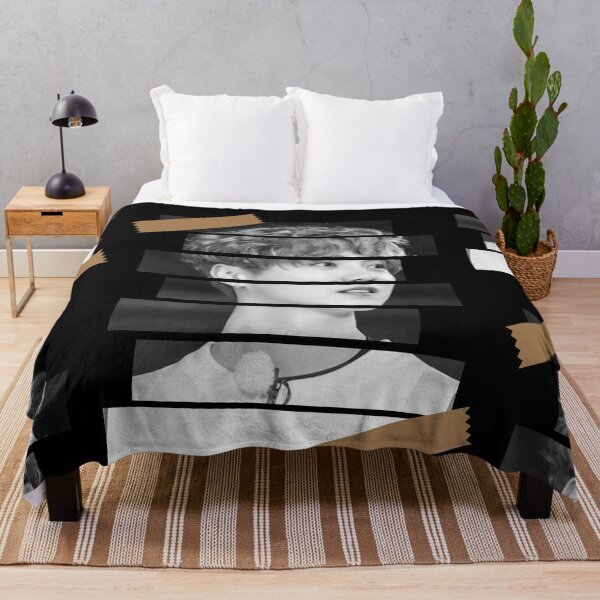 Item preview, Lu Han EXO Luhan Korean Kpop Monochrome Stripe Design designed and sold by Piosenka Art.