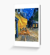 Vincent Van Gogh - Cafe Terrace, Place Du Forum, Arles 1888 Greeting Card