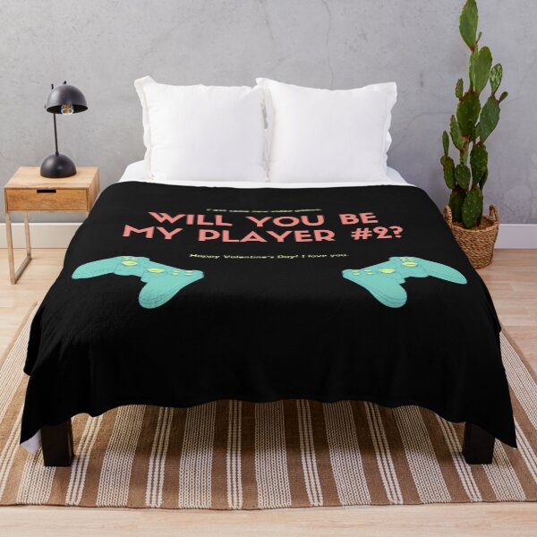 Item preview, Valentines day gamer - Will you be my player number 2?  designed and sold by TheContactor.