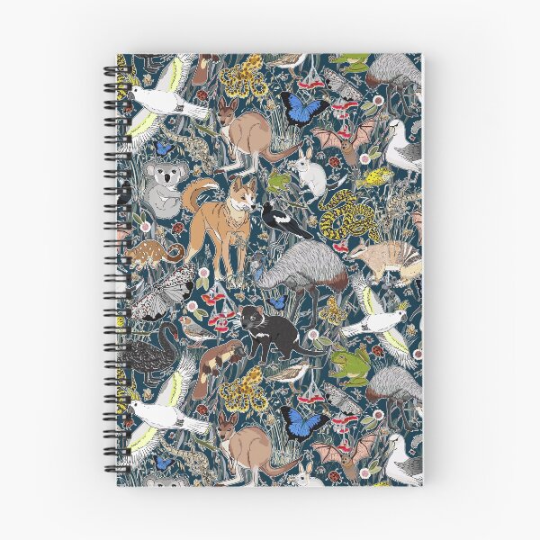 Item preview, fauna Australiana - teal designed and sold by Claire Bowley.