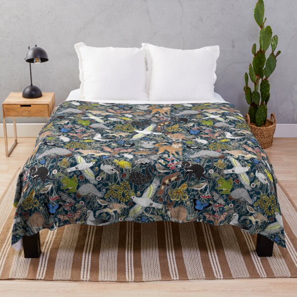 Item preview, fauna Australiana - teal designed and sold by Claire Bowley.