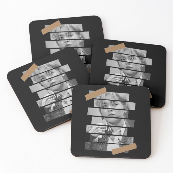 Item preview, Kim Minseok EXO Xiumin Korean Kpop Monochrome Stripe Design designed and sold by Piosenka Art.
