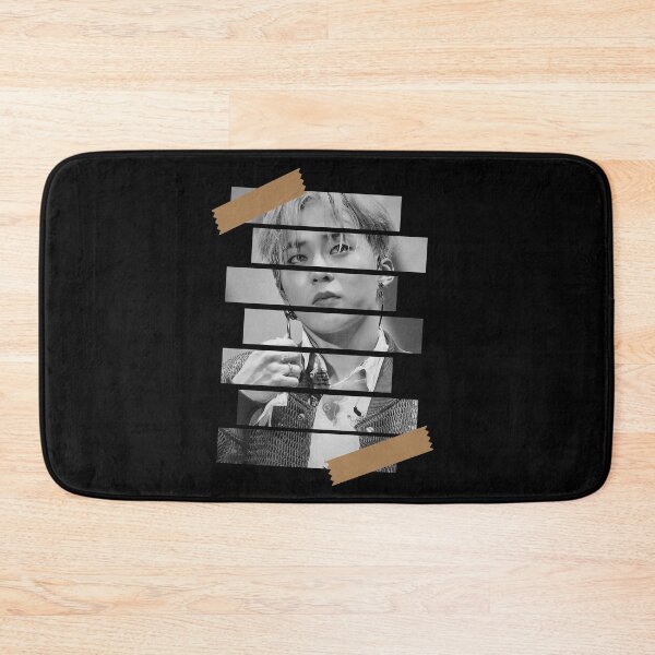 Item preview, Kim Minseok EXO Xiumin Korean Kpop Monochrome Stripe Design designed and sold by Piosenka Art.