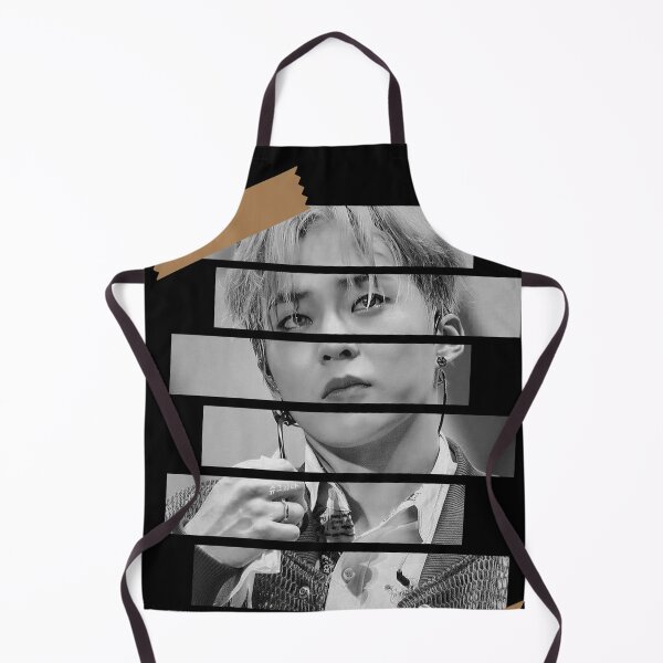 Item preview, Kim Minseok EXO Xiumin Korean Kpop Monochrome Stripe Design designed and sold by Piosenka Art.