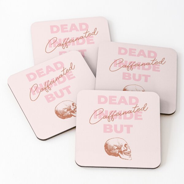 Item preview, Dead Inside But Caffeinated - Bold Text designed and sold by PlebFashun.