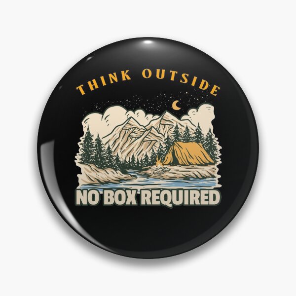 Item preview, Think Outside No Box Required designed and sold by YOYOCollection.
