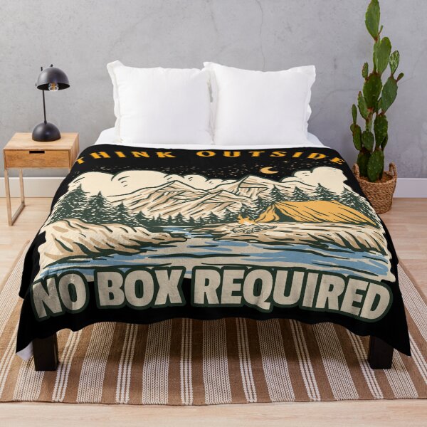 Item preview, Think Outside No Box Required designed and sold by YOYOCollection.