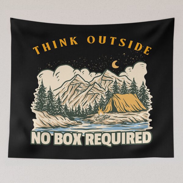 Item preview, Think Outside No Box Required designed and sold by YOYOCollection.