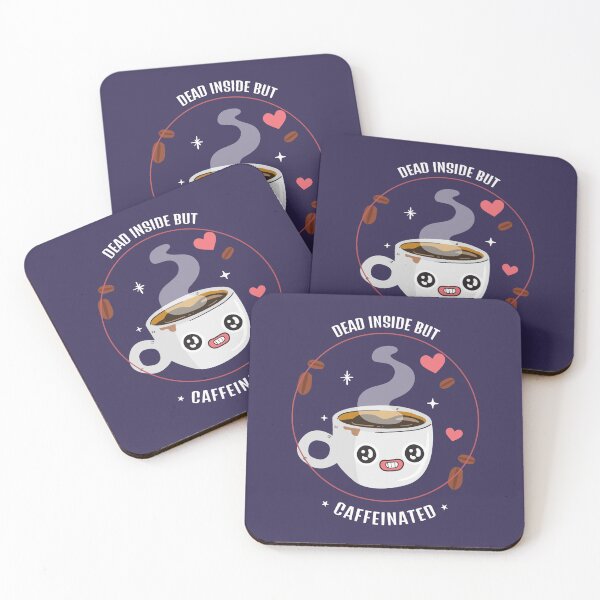 Item preview, Dead Inside But Caffeinated - Cute Cup designed and sold by PlebFashun.
