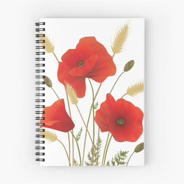 Item preview, Textured Red Poppies in a Corn Field designed and sold by Lizbizart.