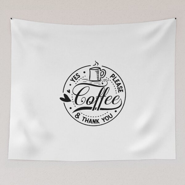 Item preview, Coffee, yes please and thank you designed and sold by designArt95.