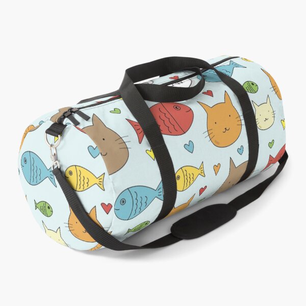 Item preview, Fish and cats pattern designed and sold by Kate-shop.