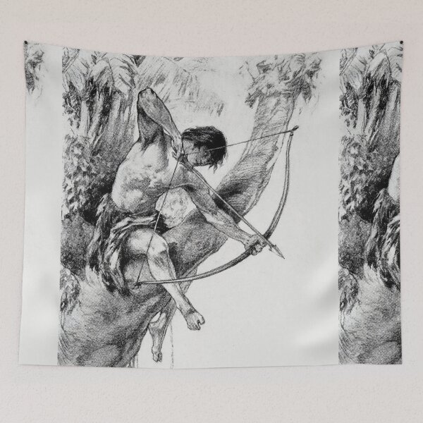 Item preview, Tarzan with bow and arrow designed and sold by Vintage Designs +.