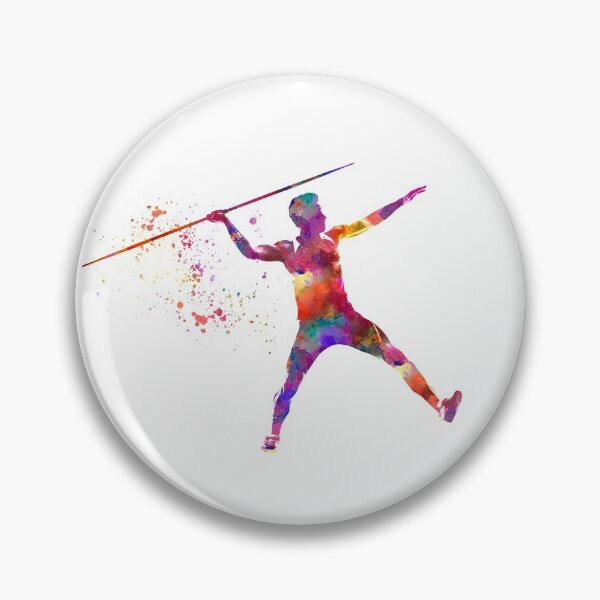Item preview,  Javelin throw in watercolor designed and sold by paulrommer.