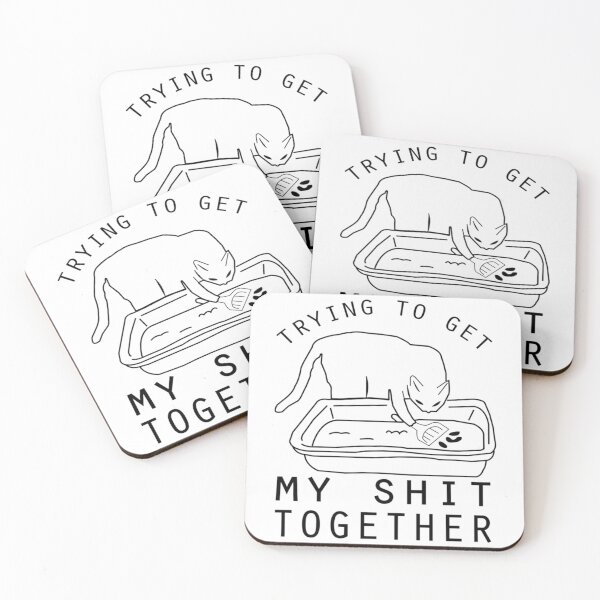Item preview, Gato tratando de juntar mis cosas designed and sold by Hamvui.