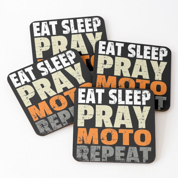 Item preview, Eat Sleep Pray Moto Repeat designed and sold by starider.