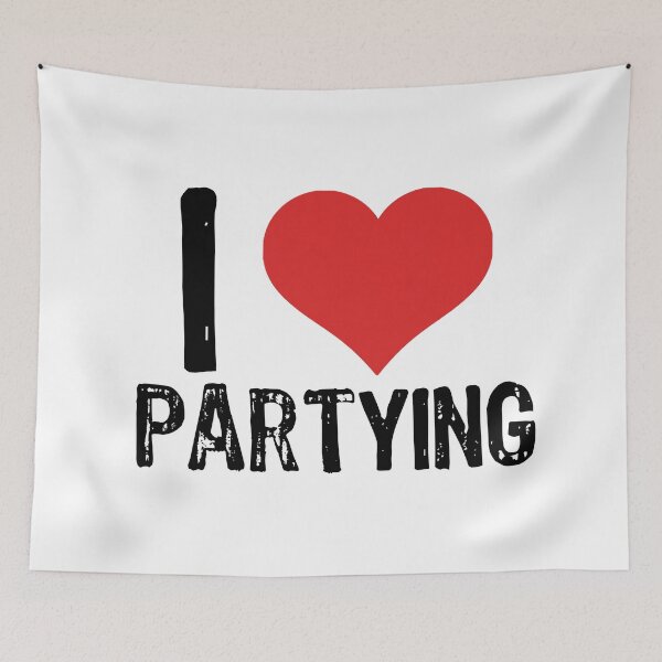 Item preview, I Love Partying designed and sold by The "I Love Everything" Shop.