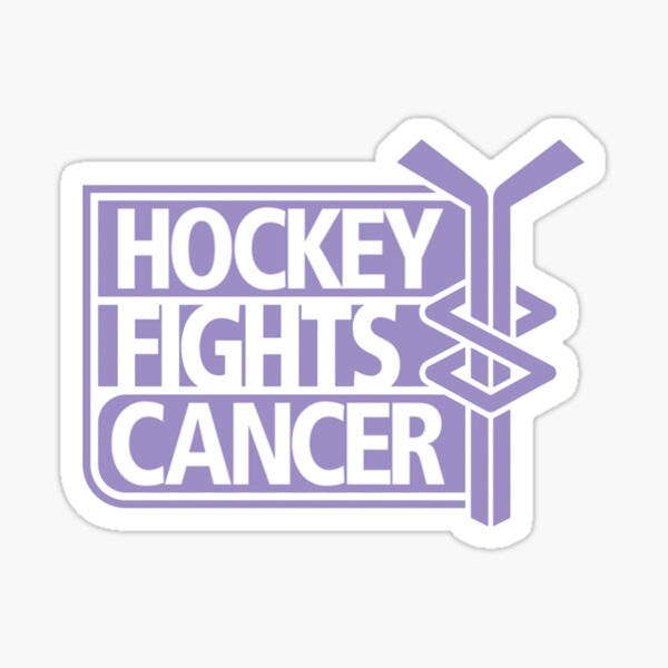 Hockey bekämpft Krebs Sticker