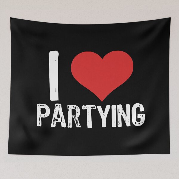 Item preview, I Love Partying designed and sold by The "I Love Everything" Shop.