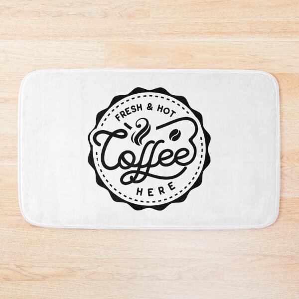 Item preview, Fresh and hot coffee label designed and sold by designArt95.