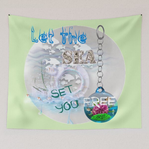 Item preview, Let The Sea Set You Free designed and sold by BLISS-SV.