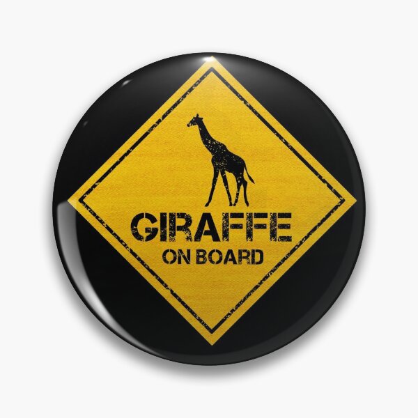 Item preview, GIRAFFE ON BOARD - Stickers for Cars designed and sold by CAUTION SHOP.