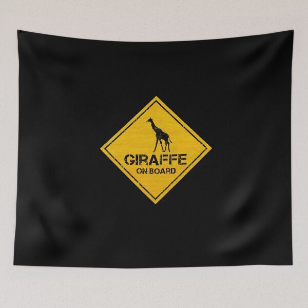 Item preview, GIRAFFE ON BOARD - Stickers for Cars designed and sold by CAUTION SHOP.