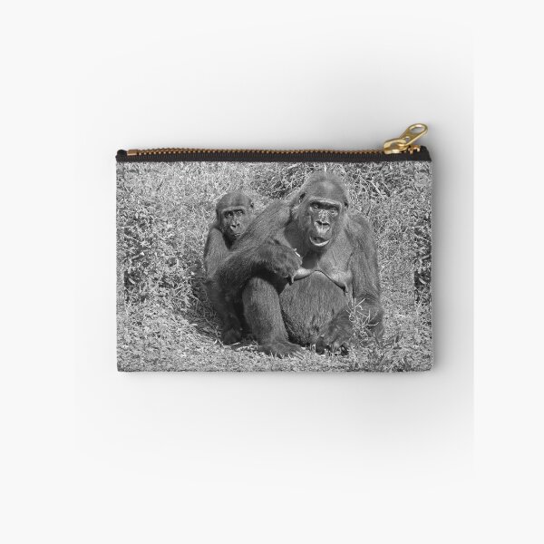 Aperçu de l'œuvre r1125/ Finition 2021 " Madame Gorille et son jeune Gorille ! " 2014 (c) Olavia-Olao Okaio Créations créée et vendue par o.okaïo.