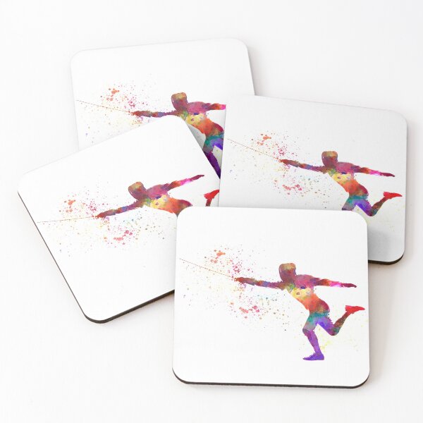 Item preview, Watercolor fencing contest designed and sold by paulrommer.