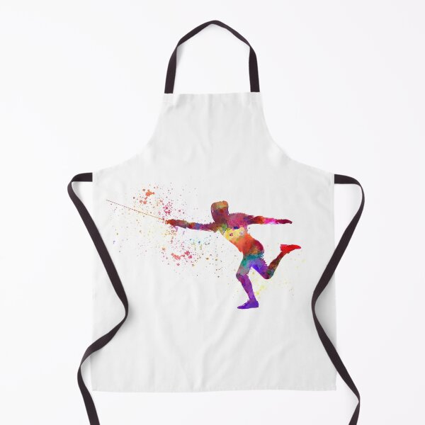 Item preview, Watercolor fencing contest designed and sold by paulrommer.
