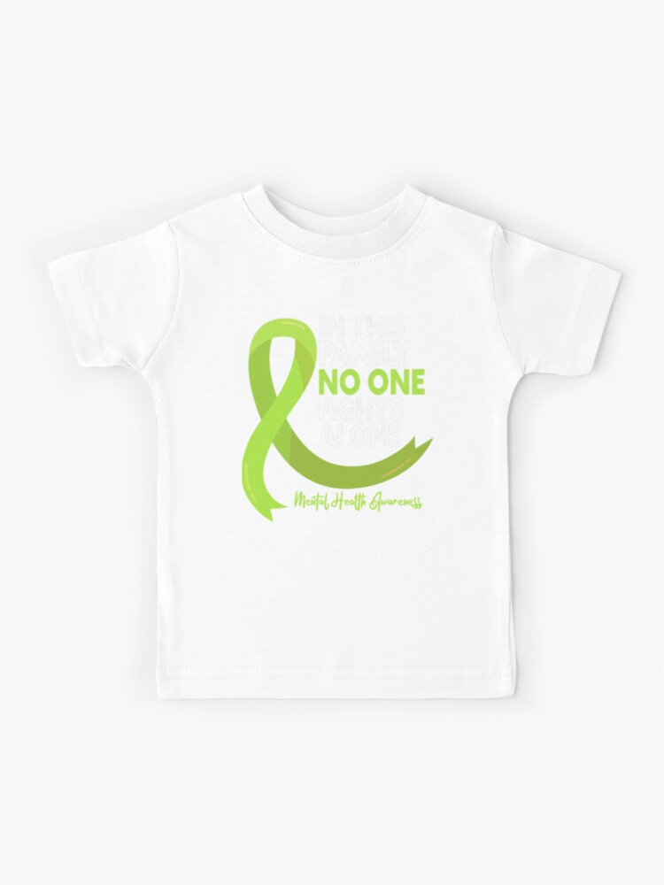 Kids Mental Health T Shirt Green Awareness Shirt Be Kind Tee 