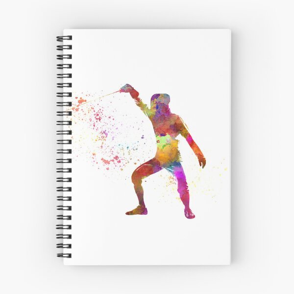 Item preview,  Watercolor fencing contest designed and sold by paulrommer.
