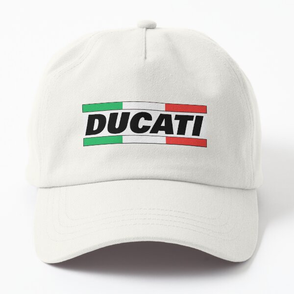 Ducati design with green white and red colours Dad Hat