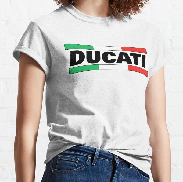Ducati design with green white and red colours Classic T-Shirt